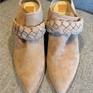 Dolce Vita Women's Beige Braided Ankle Booties